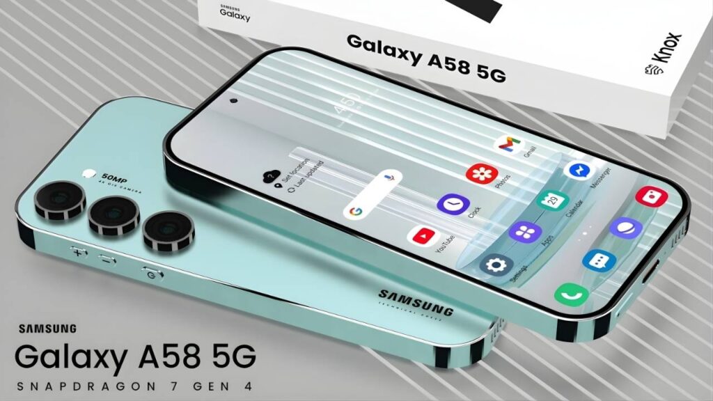 Samsung Galaxy A58 5G: el nuevo smartphone con Snapdragon 7 Gen 4 y batería de 5800 mAh que promete gran rendimiento en 2026